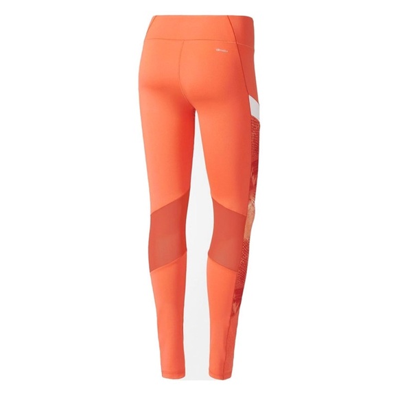 Adidas orange leggings size medium - Picture 2 of 7